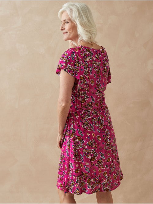 Robe volantée encolure V - DAXON - Kiabi