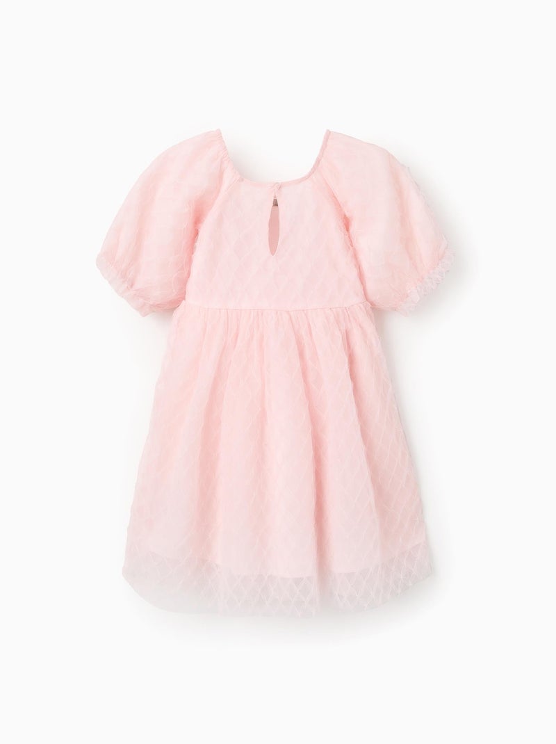 Robe Volumineuse en Tulle Rose clair - Kiabi