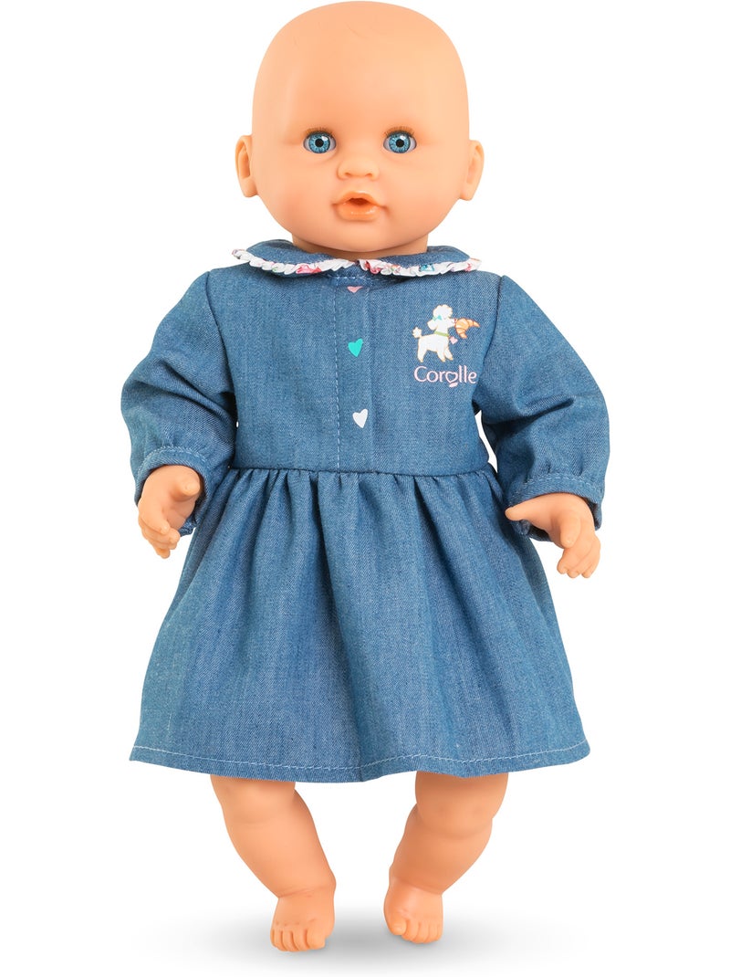 Robe Week-end à Paris pour poupon 30 cm Bleu - Kiabi