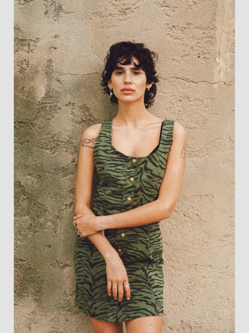 Robe ZERANA droite en jeans 'Le Temps Des Cerises' - Kiabi