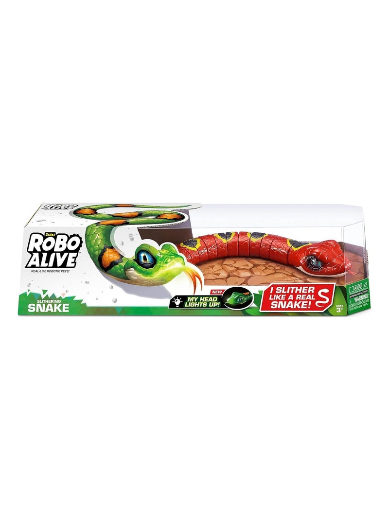 Robo Alive Serpent qui zigzague Rouge - Kiabi