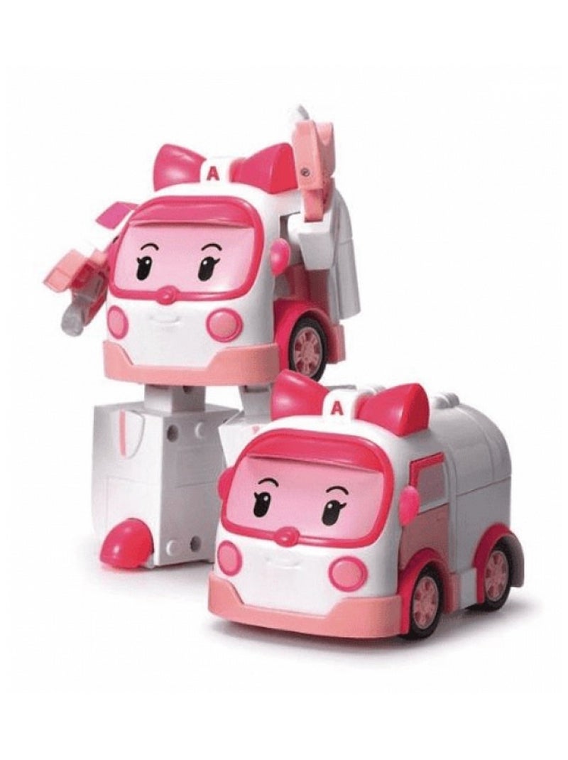 Robocar Vehicule Transformable Ambre Bleu - Kiabi