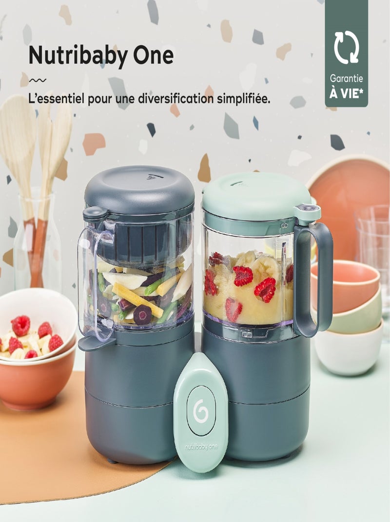 Robot bébé  Nutribaby One multifonctions 4 en 1 'Babymoov' Gris - Kiabi