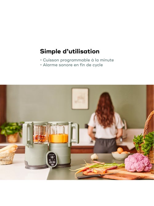 Robot cuiseur en verre multifonction nutribaby glass 'babymoov' - Kiabi