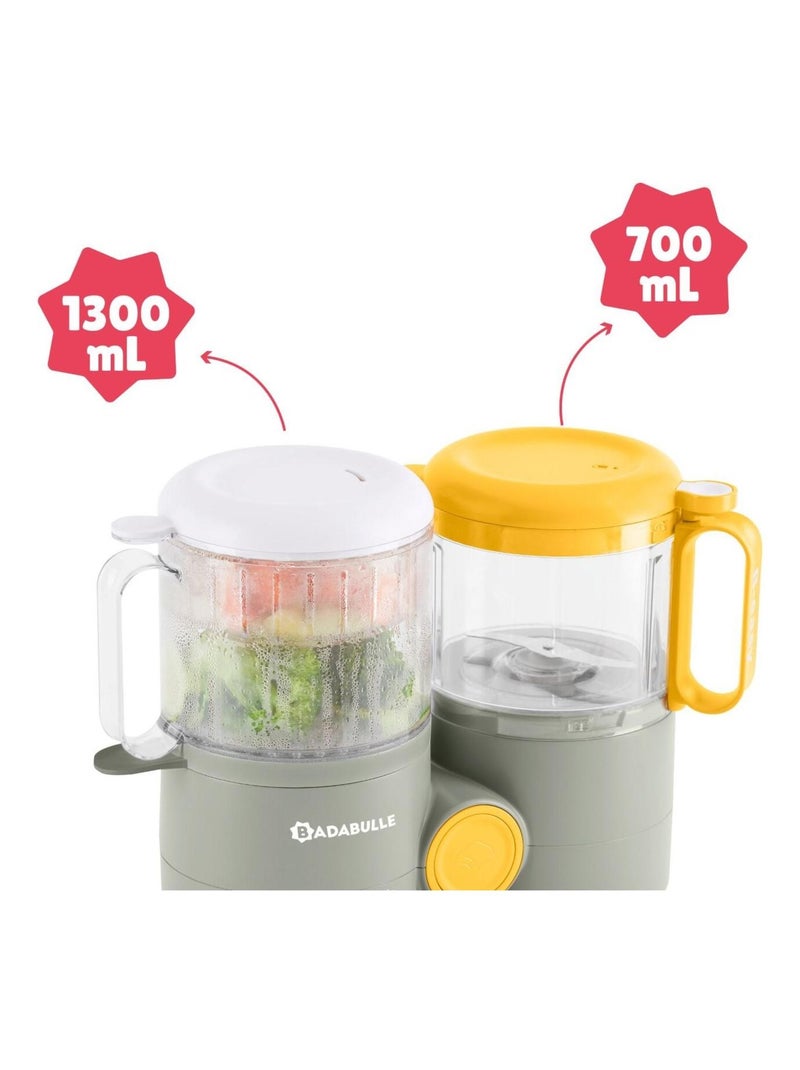 Robot cuiseur multifonctions 4 en 1, B-Easy 'Badabulle' Gris - Kiabi