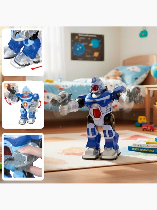 Robot jouet avec lumière et son warriors - Kiabi