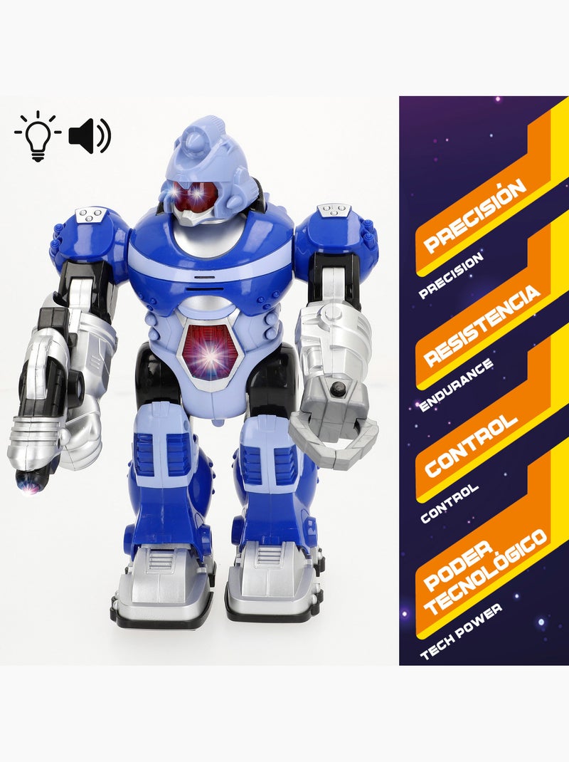 Robot jouet avec lumière et son warriors N/A - Kiabi