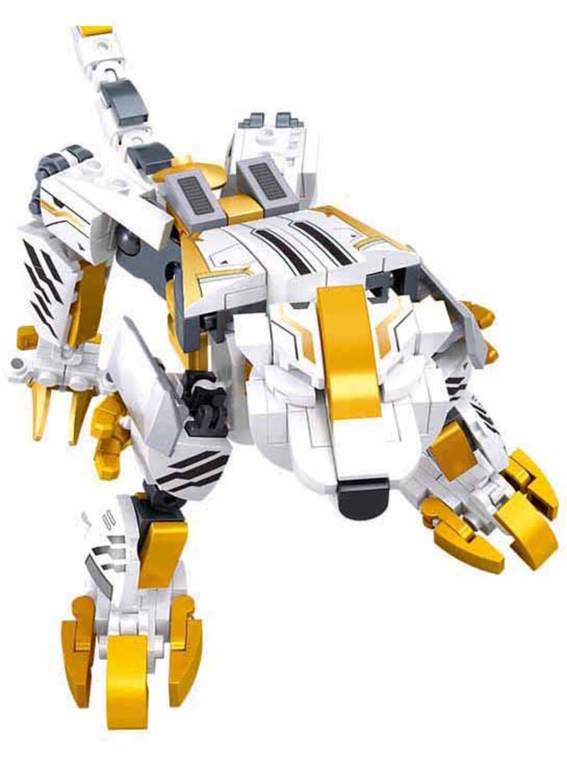 Robot Mecha 2 en 1 blanc jaune Blanc - Kiabi