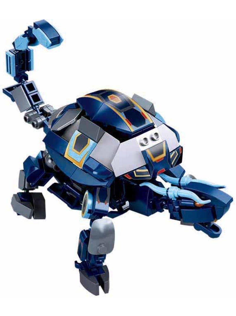 Robot Mecha 2 en 1 bleu gris Bleu - Kiabi