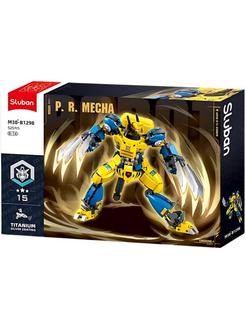 Robot super pr mecha jaune bleu - Kiabi