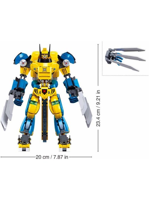 Robot super pr mecha jaune bleu - Kiabi