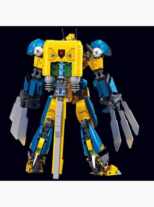Robot super pr mecha jaune bleu - Kiabi
