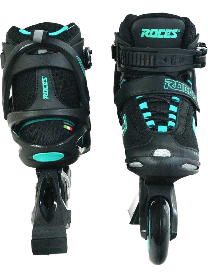 Roces - Patins à roulettes alignées ICON Noir - Kiabi