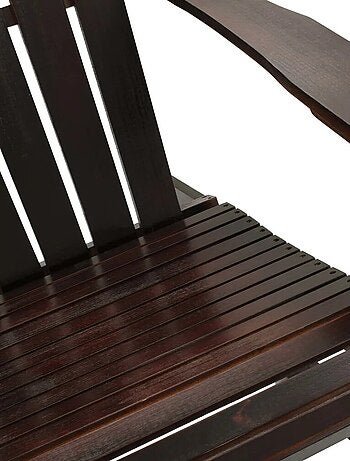 Rocking chair de jardin en bois