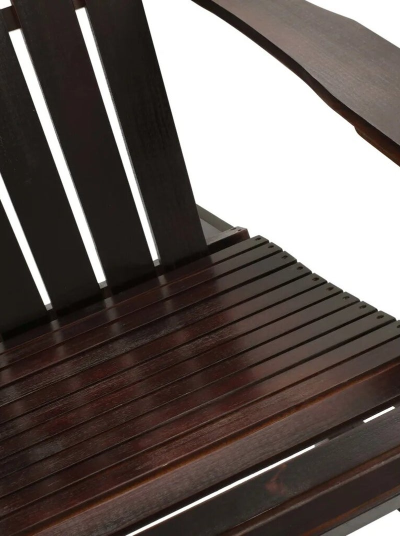 Rocking chair de jardin en bois Marron clair - Kiabi