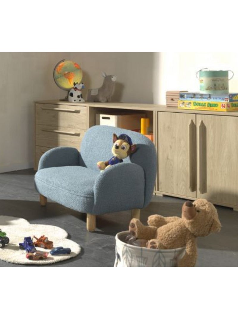 Rocky canapé double - 2 places enfants Beige - Kiabi
