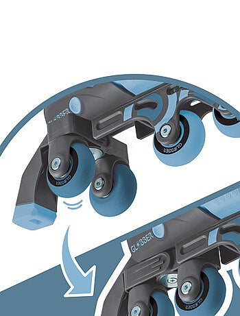 Rollers évolutifs 2-en-1 Taille S-M du 30 au 33