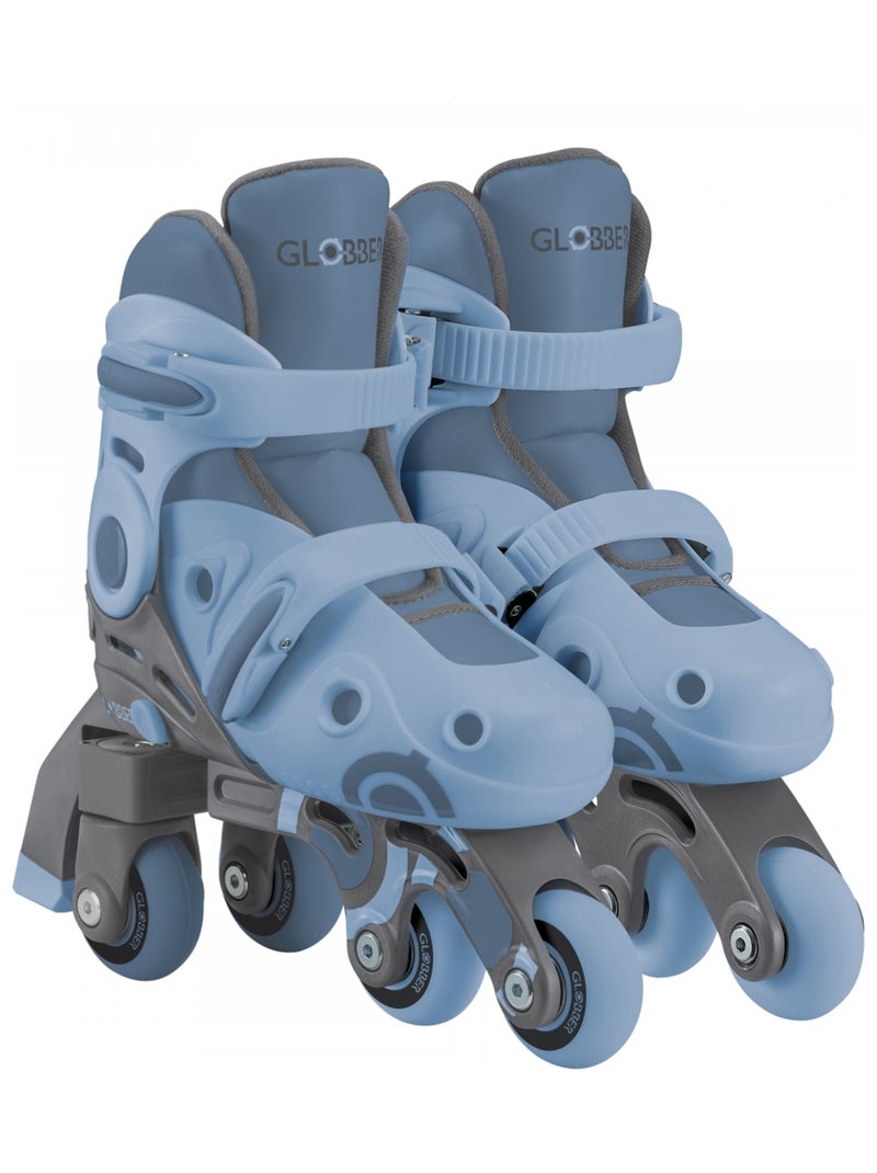 Rollers évolutifs 2-en-1 Taille S-M du 30 au 33 Bleu ciel - Kiabi