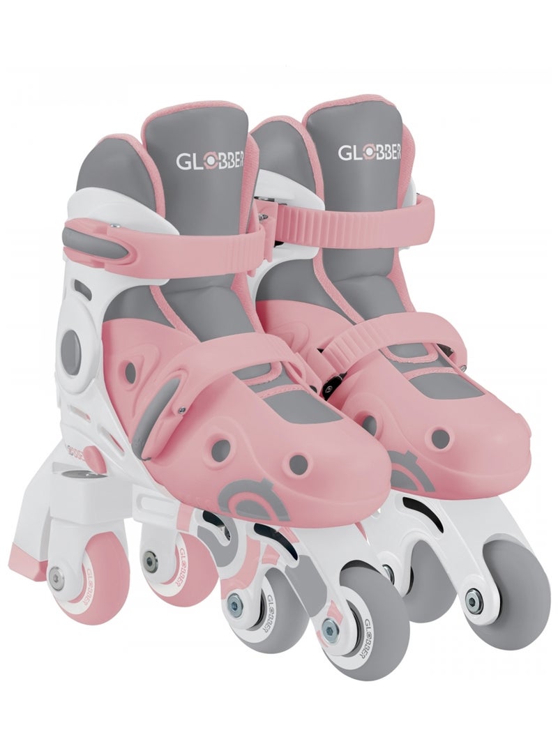 Rollers évolutifs 2-en-1 Taille S-M du 30 au 33 Rose - Kiabi
