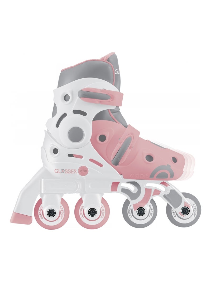 Rollers évolutifs 2-en-1 Taille S-M du 30 au 33 Rose - Kiabi