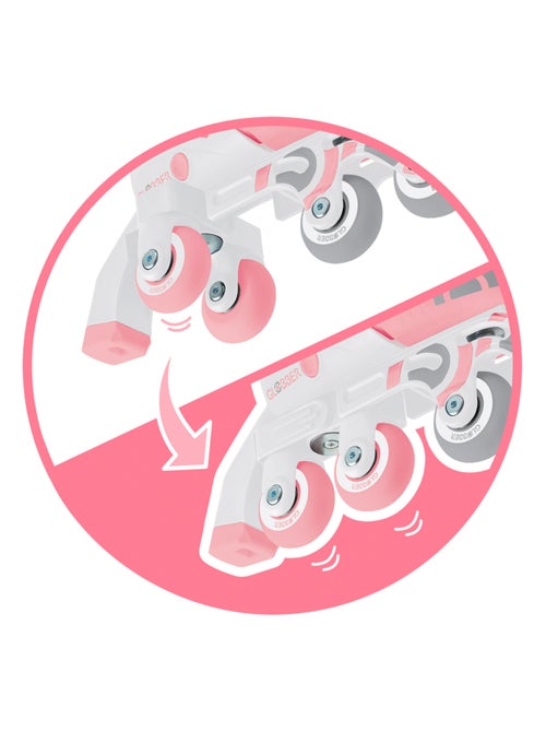 Rollers évolutifs 2-en-1 Taille XS-S du 26 au 29 - Kiabi
