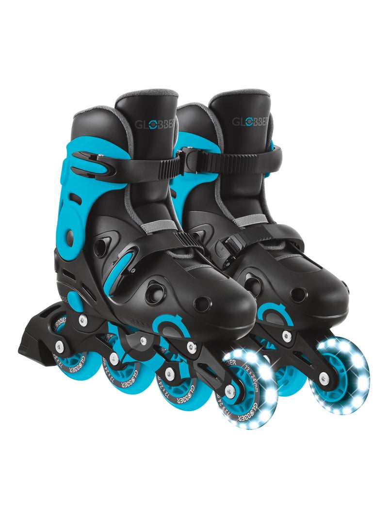 Rollers GO SKATES Taille M/L Noir Bleu - Kiabi