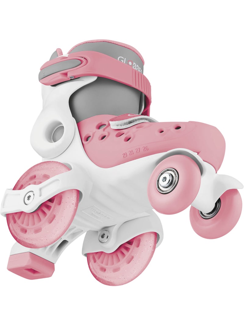 Rollers LEARNING Taille XS/S / 26-29 Rose clair - Kiabi