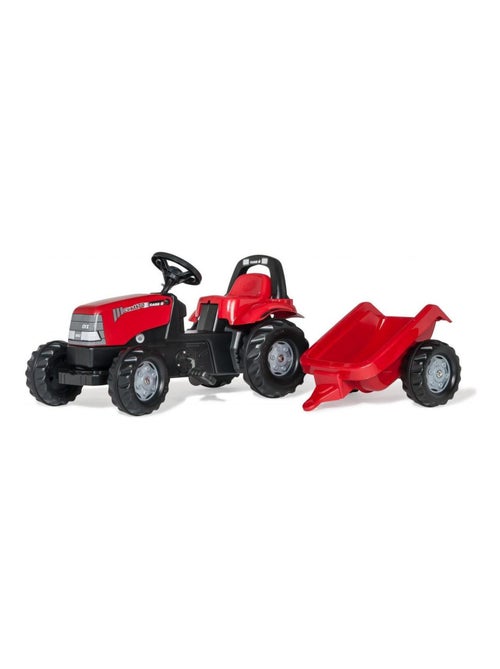 'rolly toys' tracteur a pedales + remorque rollykid 1170 cvx - Kiabi
