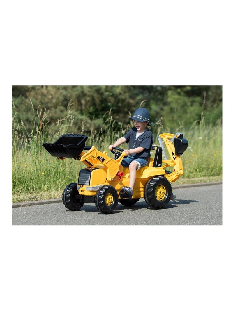 'rolly toys' tracteur a pédales rollyjunior cat Jaune - Kiabi
