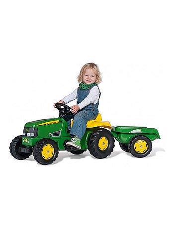 RollyKid John Deere avec remorque