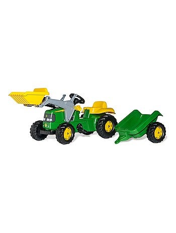 rollyKid John Deere pell Lader avec remorque