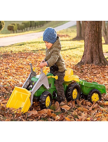 rollyKid John Deere pell Lader avec remorque