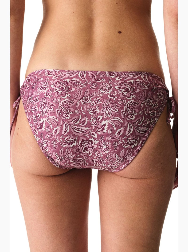 Rosa ring bas de bikini taille mi-haute fleuri penti Blanc Mauve - Kiabi