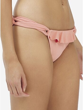 Rosey bas de bikini à volant côté penti