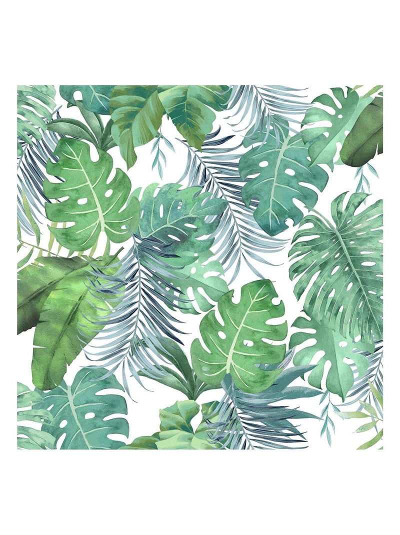 Rouleau de nappe toile ciree 20 m Tropic calanko Vert - Kiabi