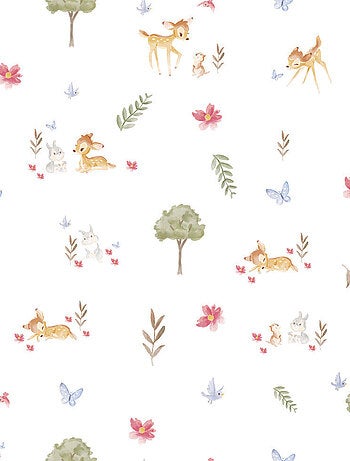 Rouleau de papier peint auto-adhésif - Disney Bambi - Nature