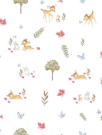 Rouleau de papier peint auto-adhésif - Disney Bambi - Nature