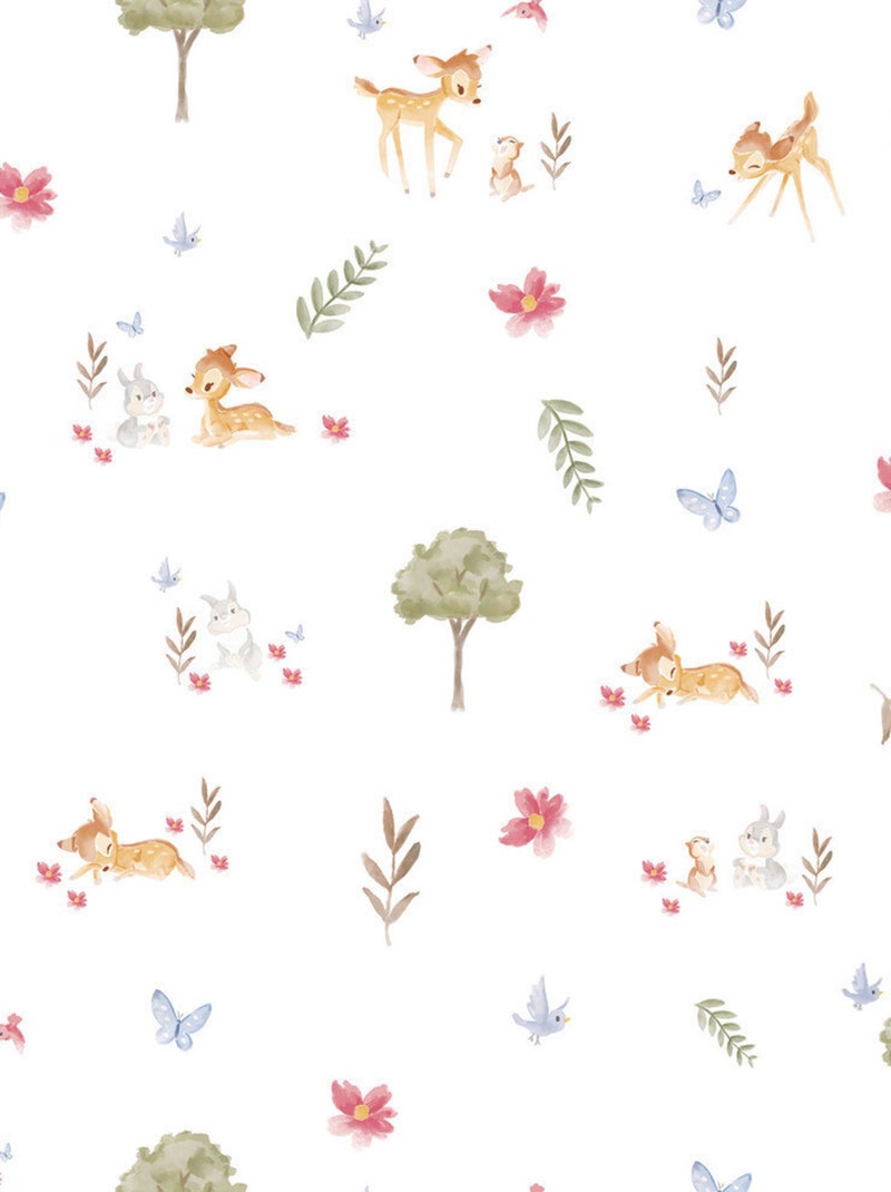 Rouleau de papier peint auto-adhésif - Disney Bambi - Nature Multicolore - Kiabi