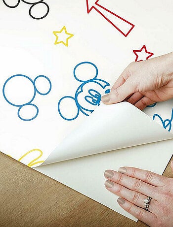 Rouleau de papier peint auto-adhésif - Disney Mickey - Multicolors