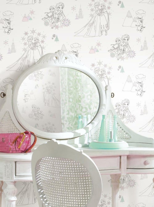 Rouleau de papier peint auto-adhésif - La Reine des Neiges - Kiabi
