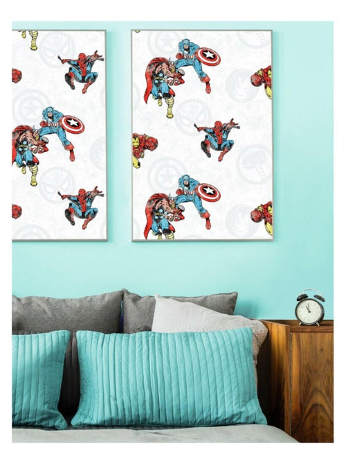 Rouleau de papier peint auto-adhésif - Marvel Avengers Comics - Kiabi