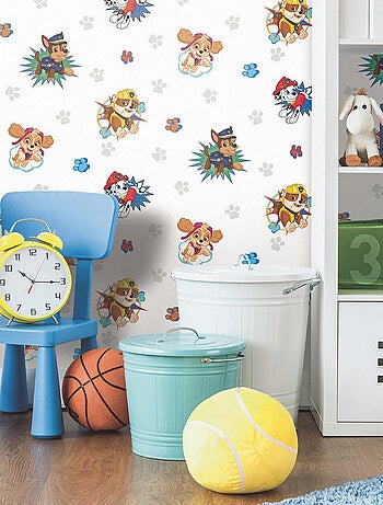 Rouleau de papier peint auto-adhésif - Personnages Pat-Patrouille avec motifs