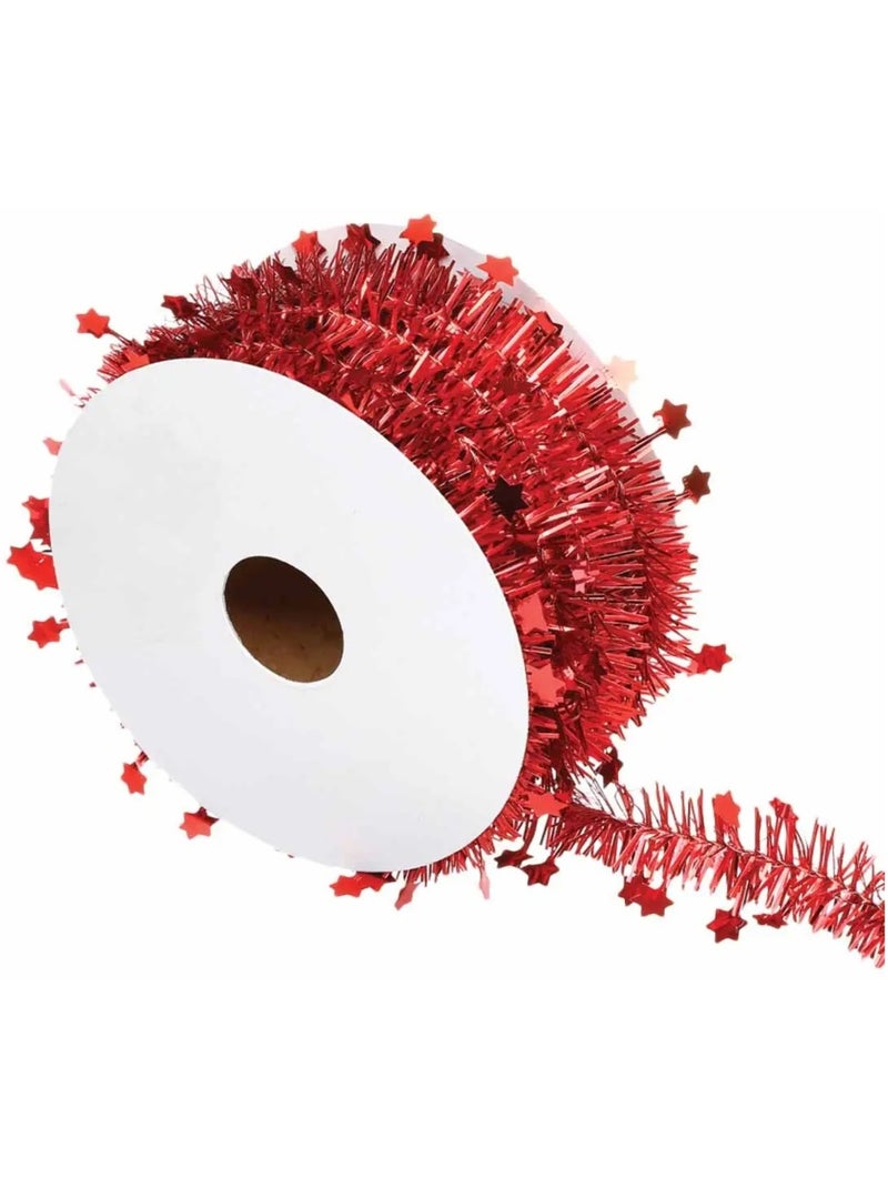 Rouleau guirlande de noel etoile 2 plis 3 m blanc Blanc - Kiabi