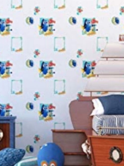 Rouleau Papier peint Le Monde de Nemo avec Nemo et Dory Disney - Kiabi