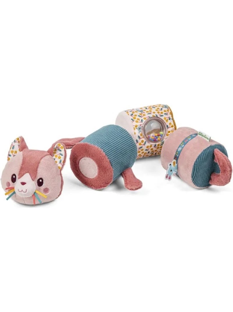 Rouleau sonore Jeanne le chat Rose - Kiabi