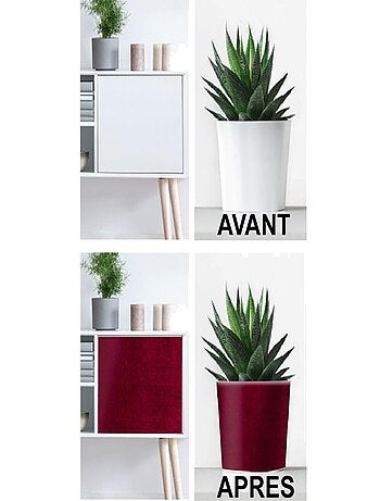 Rouleau sticker motif velours