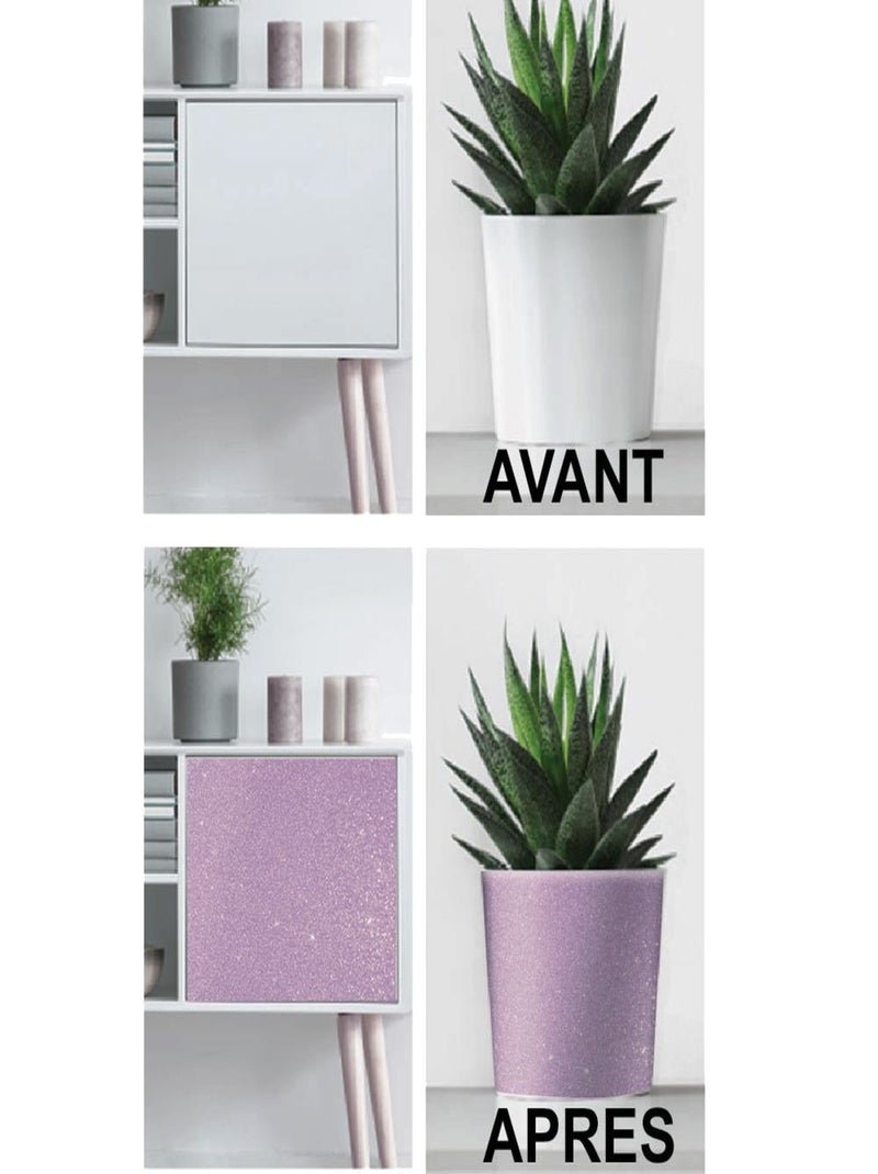 Rouleau sticker pailleté Parme - Kiabi