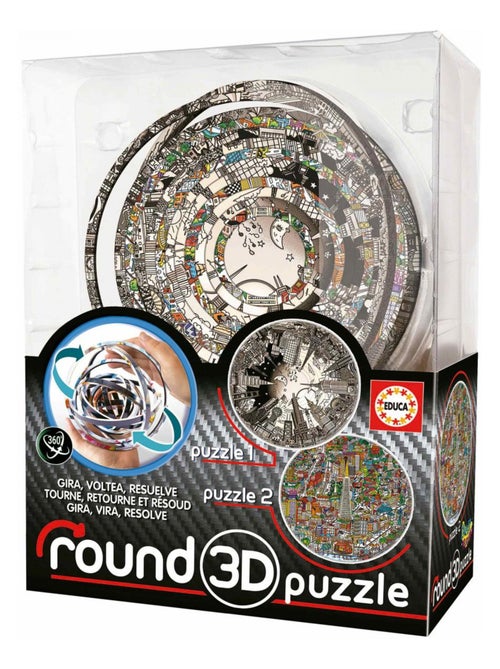 Round 3D puzzle Charles Fazzino - Kiabi