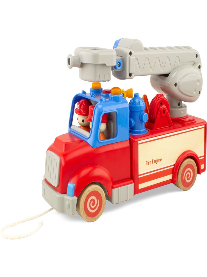 Routoudou - Camion de pompier Rouge - Kiabi
