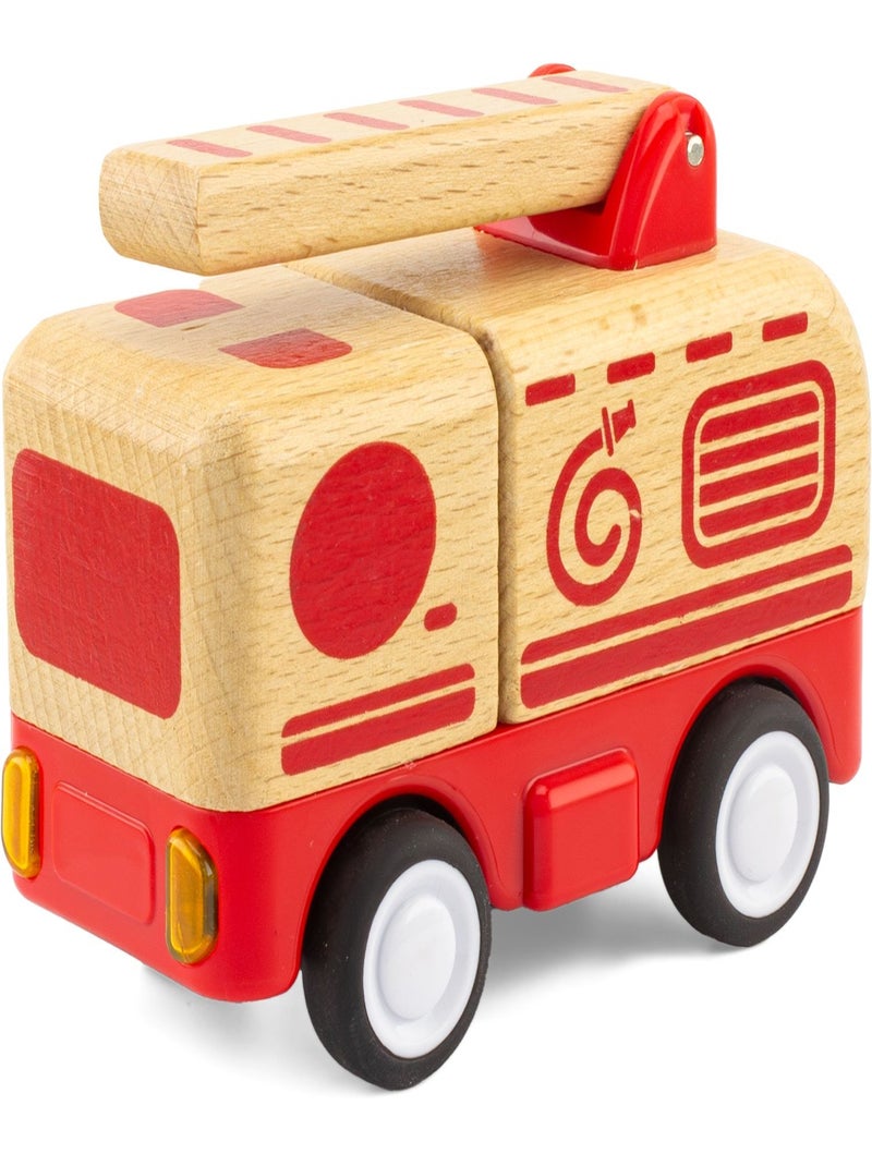 Routoudou - Mini camion de pompier Rouge - Kiabi